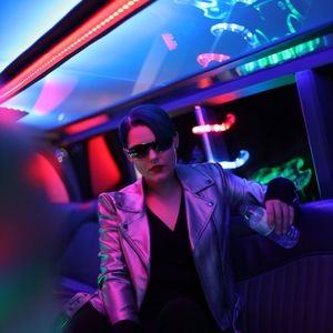 le chateau moto jacket (myself pictured)